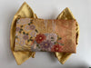 花丸文金糸|Golden Floral Circle – Double Ribbon Clutch