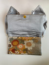 花蝶丸桜紋|Floral, Butterfly & Sakura Circle – Double Ribbon Clutch TYPE A