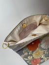 瀬戸内ブルー|Karaori Diamond & Floral Circle in Gold & Silver|The Everyday Sacoche(エブリデイサコッシュ)