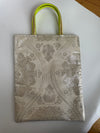 瀬戸内ブルー|Kikkō & Chrysanthemum Harmony –Signature Silk Tote(シグネチャーシルクトート)