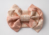 流水菊青海波｜Seigaiha & Chrysanthemum – Double Ribbon Clutch