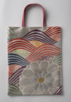 青海波菊紋｜Seigaiha & Chrysanthemum – Tote Bag