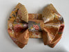 花丸文金糸｜Golden Floral Circle – Double Ribbon Clutch